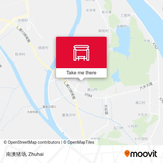 南澳猪场 map