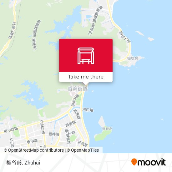 契爷岭 map