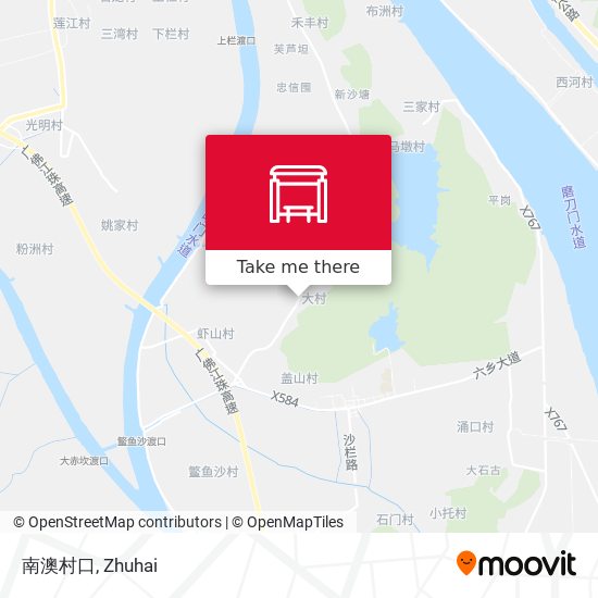 南澳村口 map