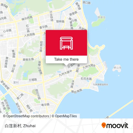 白莲新村 map