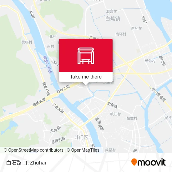 白石路口 map