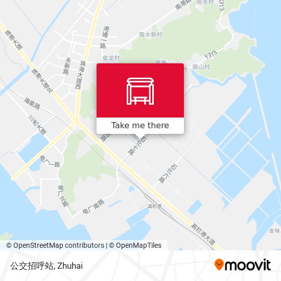 公交招呼站 map
