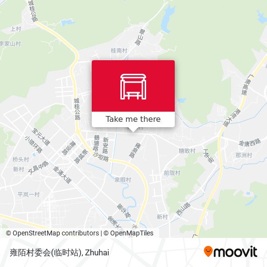 雍陌村委会(临时站) map