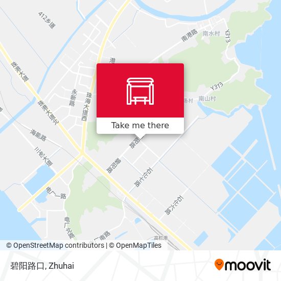 碧阳路口 map