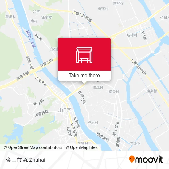 金山市场 map