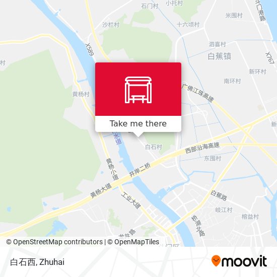 白石西 map