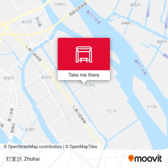 灯笼沙 map