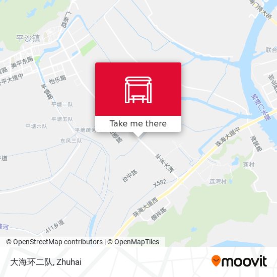 大海环二队 map