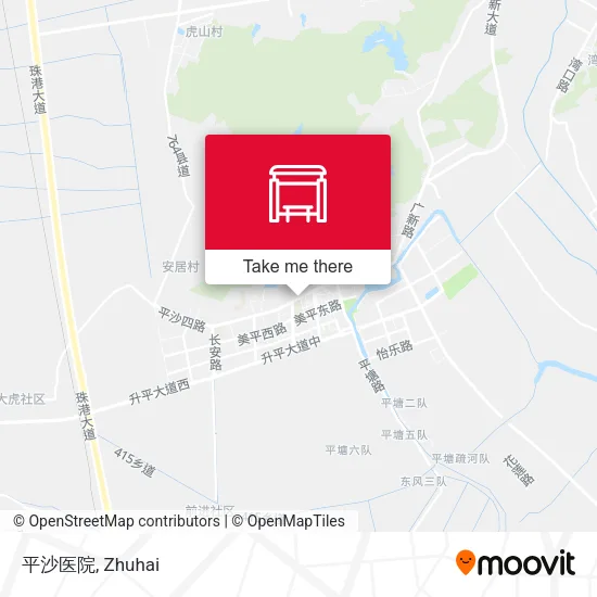 平沙医院 map