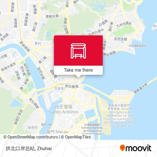 拱北口岸总站 map