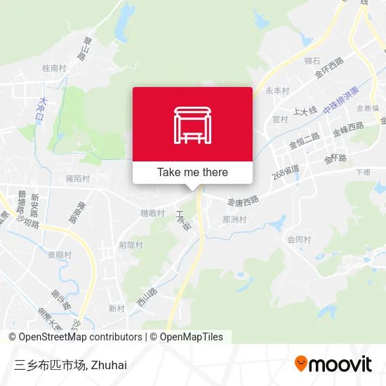 三乡布匹市场 map