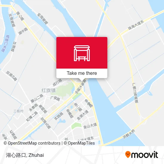 湖心路口 map