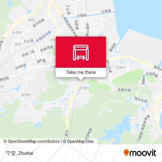 宁堂 map