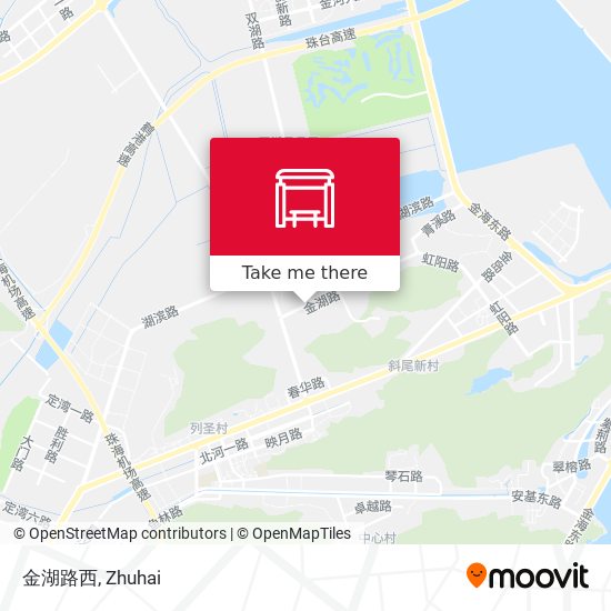 金湖路西 map
