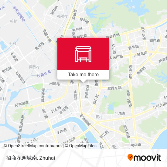 招商花园城南 map