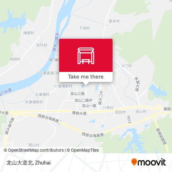 龙山大道北 map