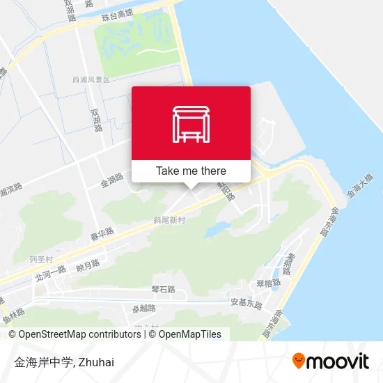 金海岸中学 map