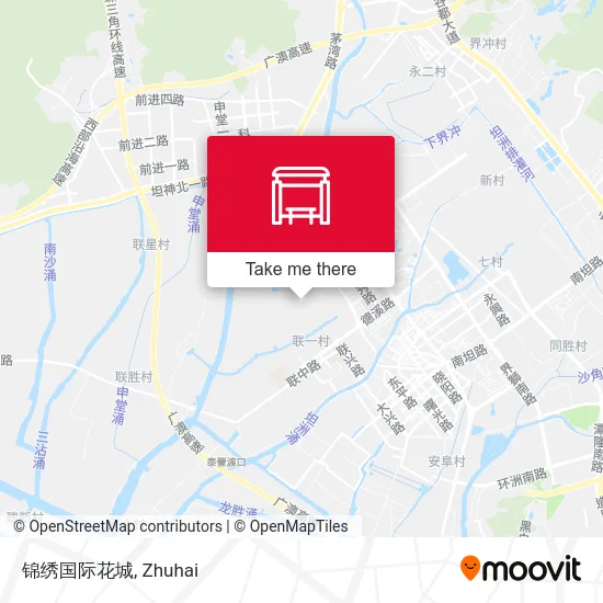 锦绣国际花城 map