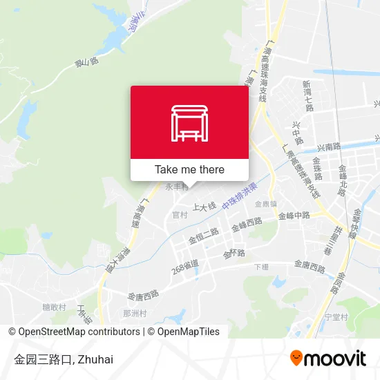 金园三路口 map