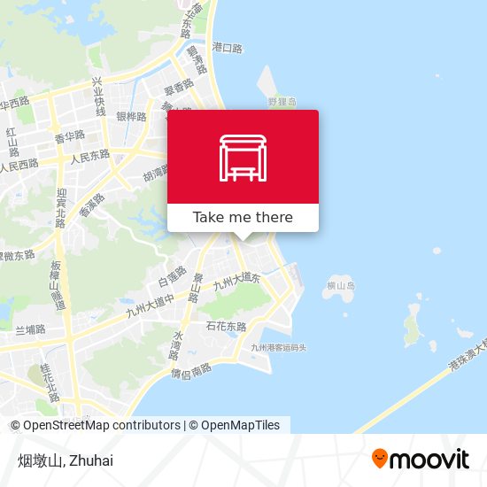 烟墩山 map