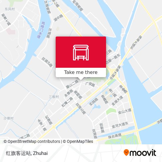 红旗客运站 map