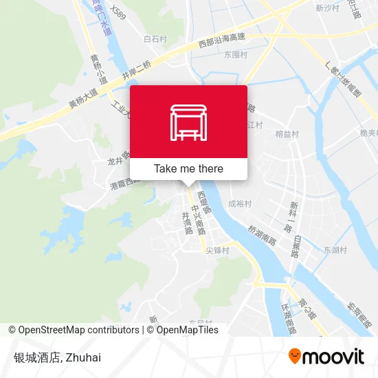 银城酒店 map