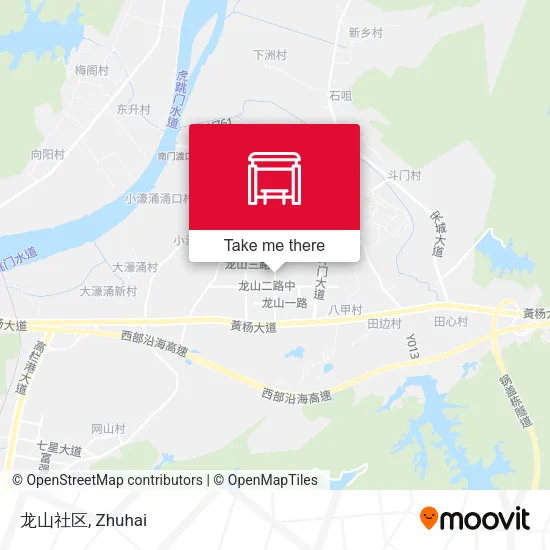 龙山社区 map