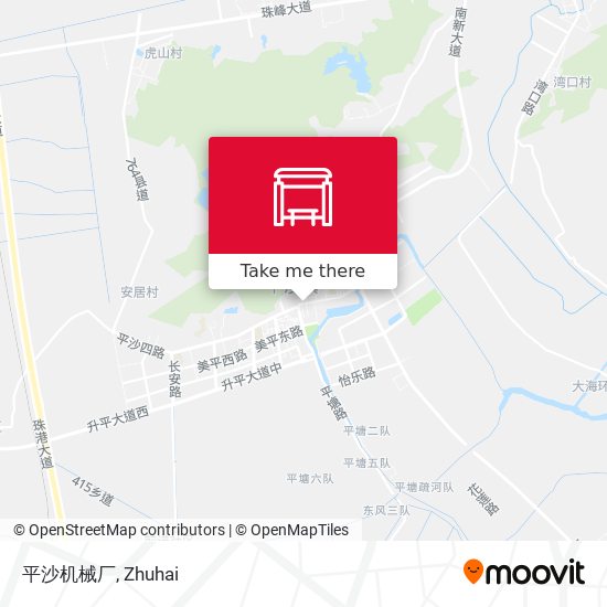 平沙机械厂 map