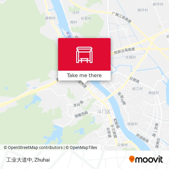 工业大道中 map