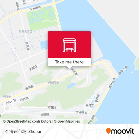 金海岸市场 map