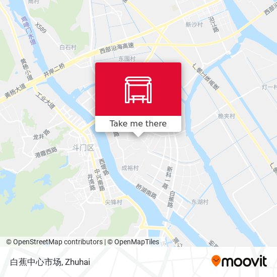 白蕉中心市场 map