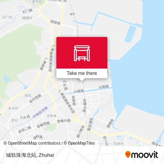 城轨珠海北站 map