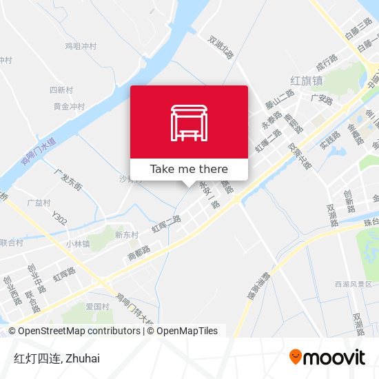 红灯四连 map