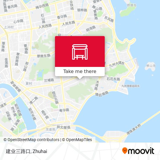 建业三路口 map