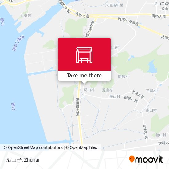 沿山仔 map