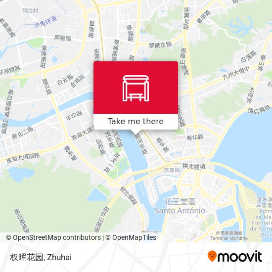 权晖花园 map