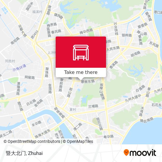 暨大北门 map