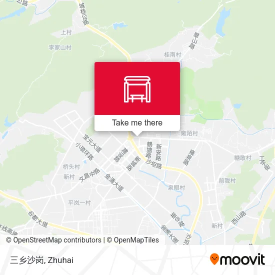 三乡沙岗 map