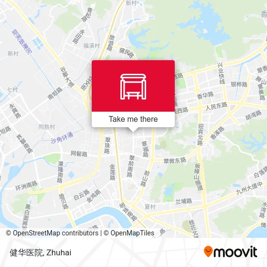 健华医院 map