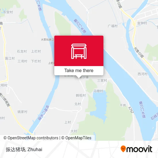 振达猪场 map