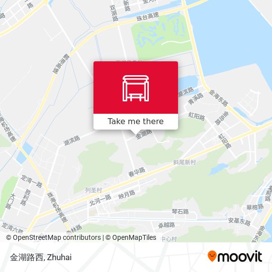金湖路西 map
