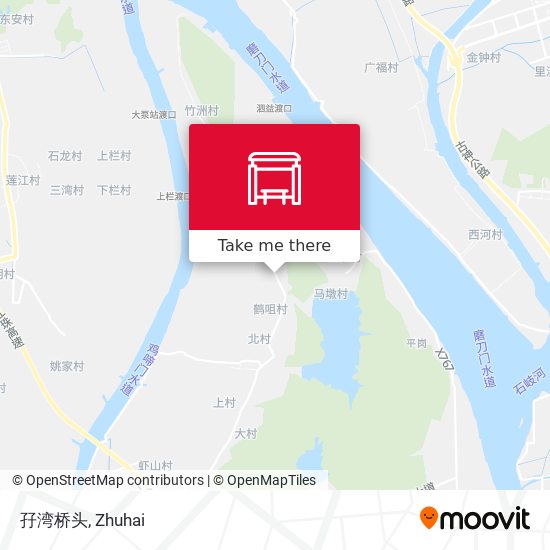 孖湾桥头 map