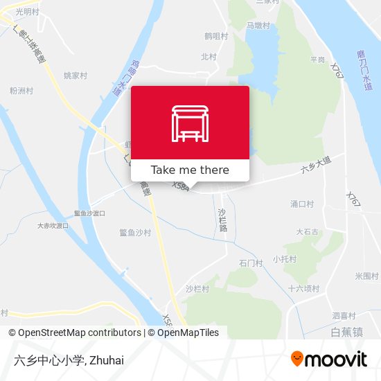 六乡中心小学 map