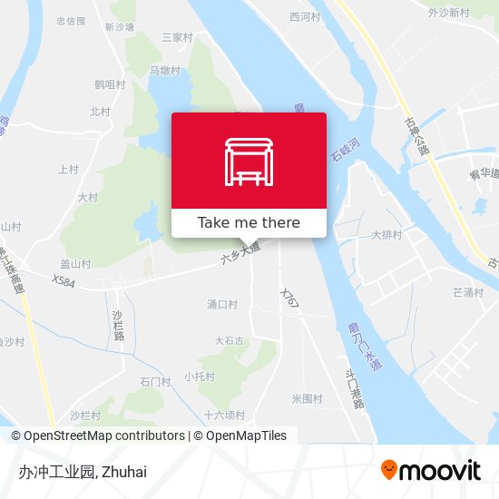 办冲工业园 map