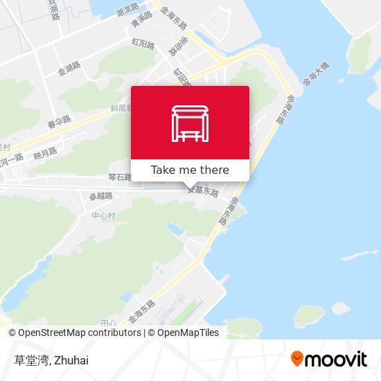 草堂湾 map