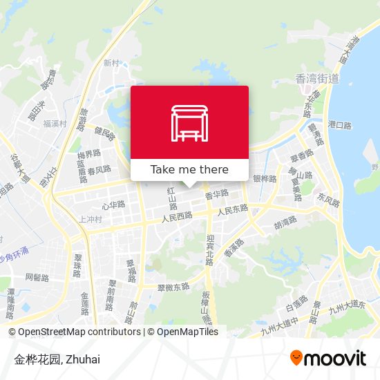 金桦花园 map