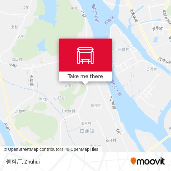 饲料厂 map