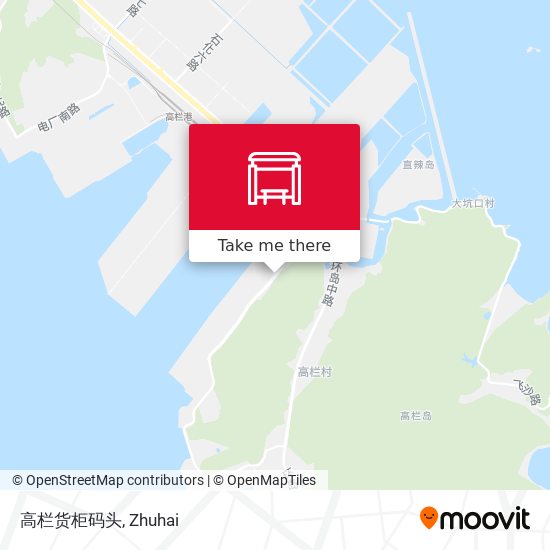 高栏货柜码头 map