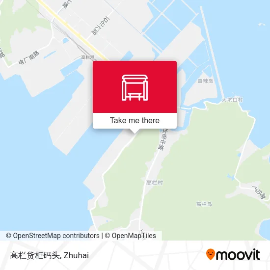 高栏货柜码头 map