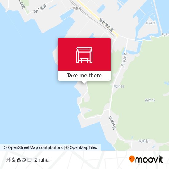 环岛西路口 map